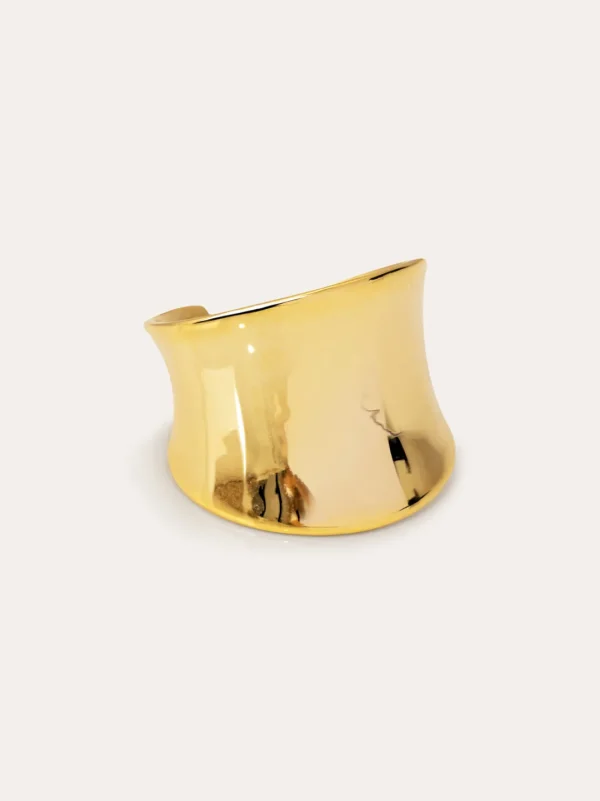 Clearance SINGULARU Anillo Dasy Boho Baño Oro