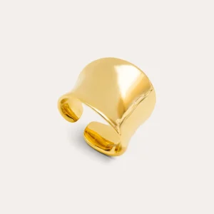 Clearance SINGULARU Anillo Dasy Boho Baño Oro