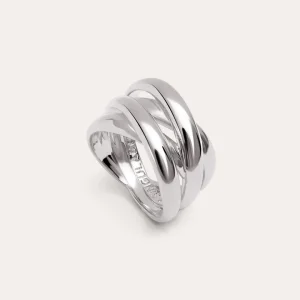 Fashion SINGULARU Anillo Double Cross