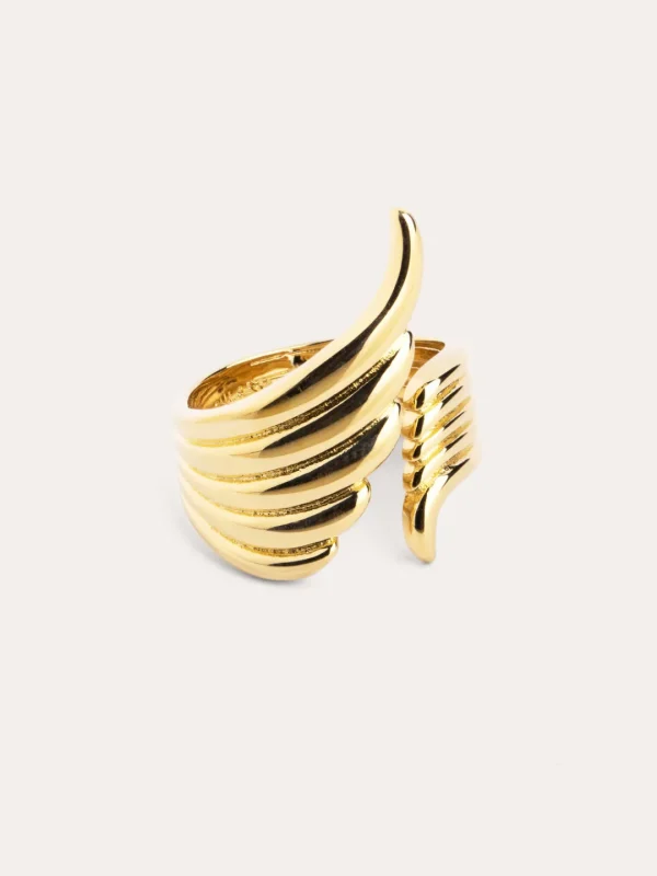 Sale SINGULARU Anillo Dove Baño Oro