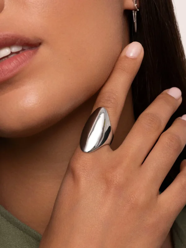 Best SINGULARU Anillo Hippie Acero