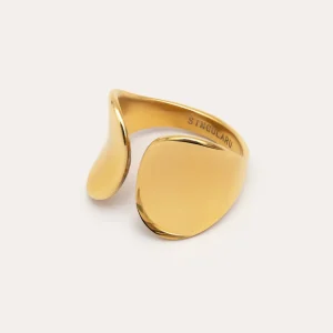 Sale SINGULARU Anillo Honey Acero Baño Oro