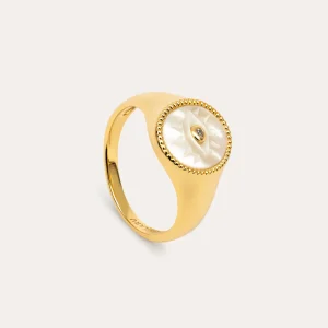 Sale SINGULARU Anillo Mystery Eye Baño Oro