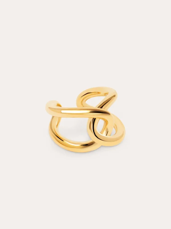 Outlet SINGULARU Anillo One Link Baño Oro