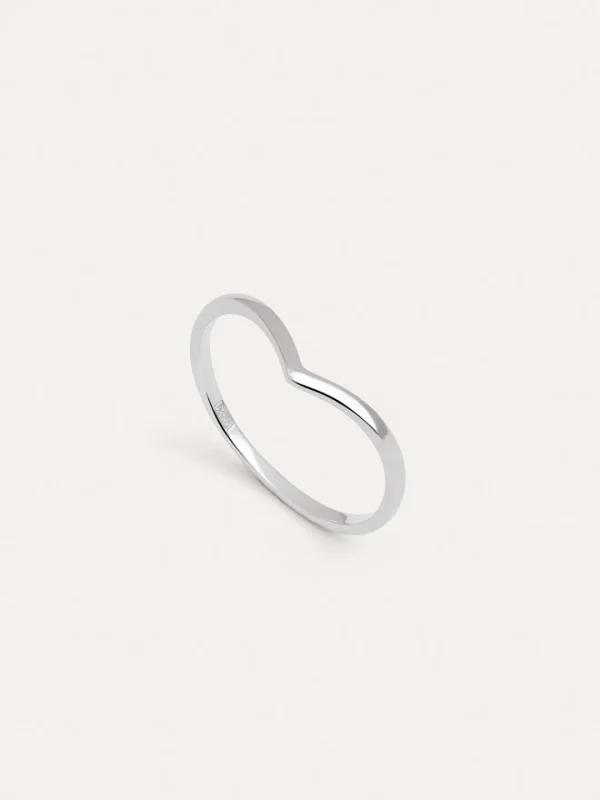 Online SINGULARU Anillo Peak Plata