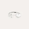 Clearance SINGULARU Anillo Personalizado Letter Heart Plata