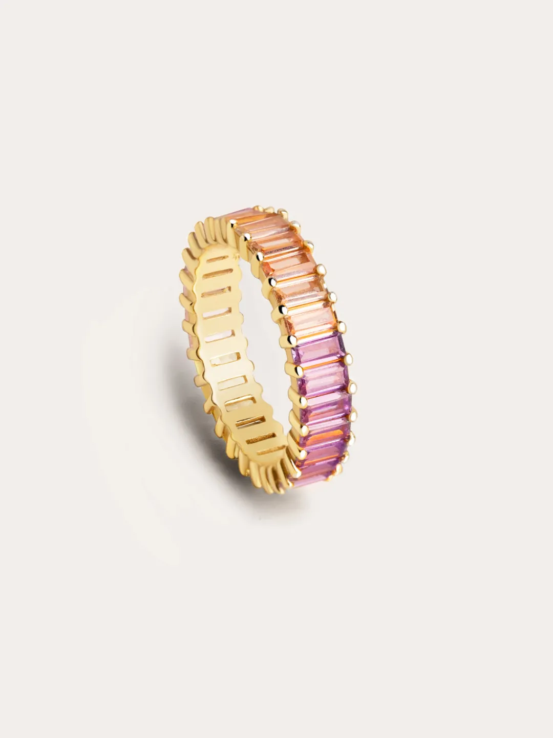 Best SINGULARU Anillo Sia Colors Plata Baño Oro