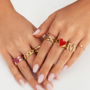 Fashion SINGULARU Anillo Trinity Baño Oro