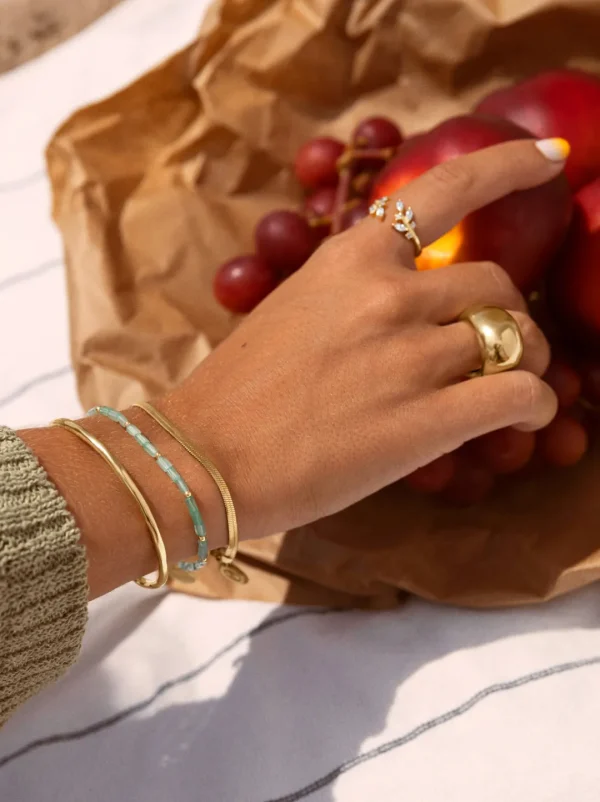 Sale SINGULARU Brazalete Cane Baño Oro