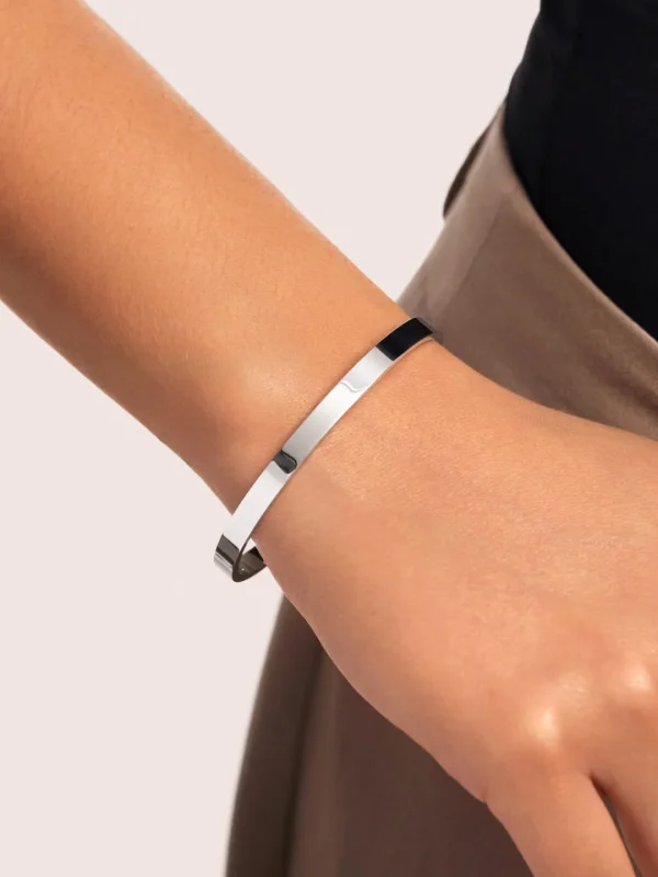 Sale SINGULARU Brazalete Plate Acero