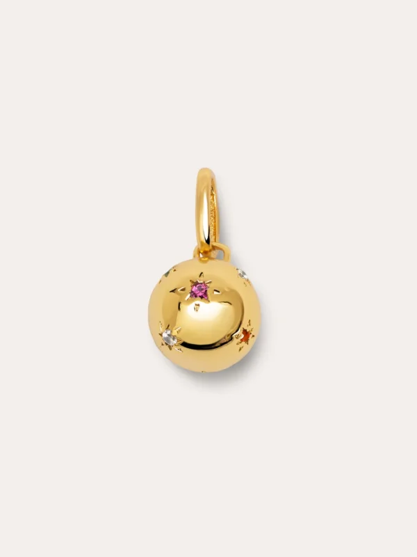 Hot SINGULARU Charm Bolita Glam Baño Oro