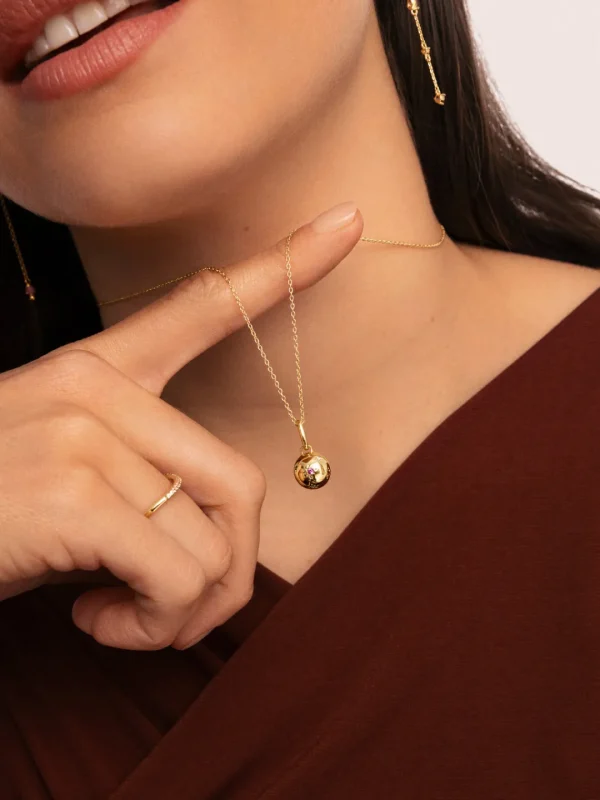 Hot SINGULARU Charm Bolita Glam Baño Oro