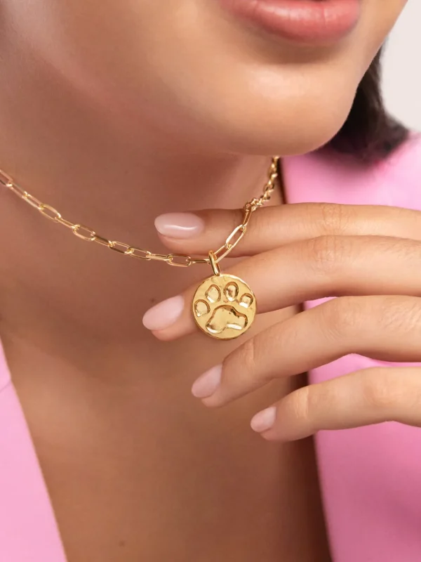 Clearance SINGULARU Charm Huella Baño Oro