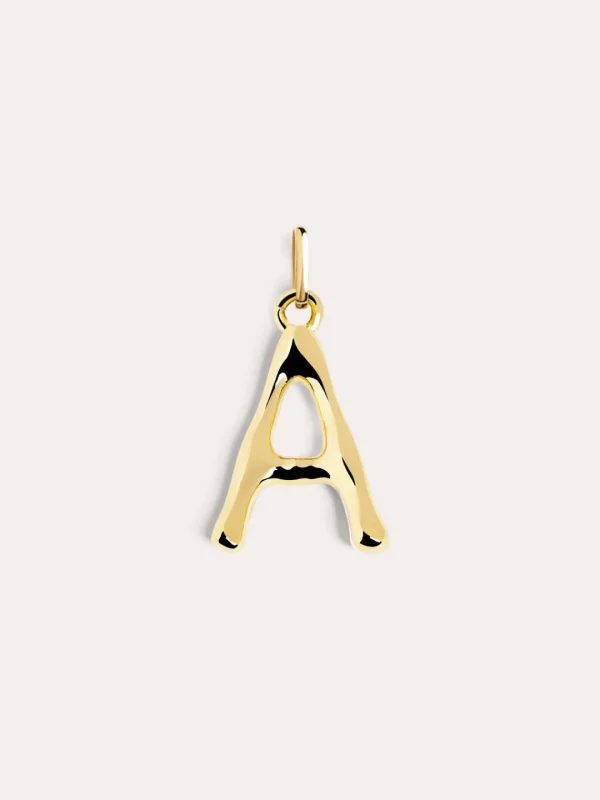 Discount SINGULARU Charm Letter XL Baño Oro