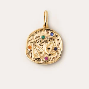 Clearance SINGULARU Charm Organic Colors Zodiaco Baño Oro