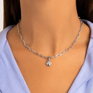 Hot SINGULARU Charm Simple Paw Plata