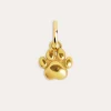 Outlet SINGULARU Charm Simple Paw Plata Baño Oro
