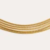 Outlet SINGULARU Choker Cleopatra Acero Baño Oro