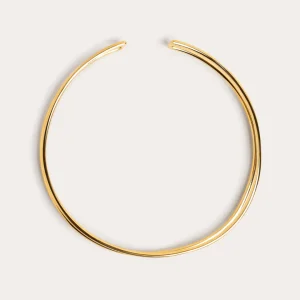 Discount SINGULARU Choker Double Ring Baño Oro