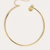 New SINGULARU Choker Line Chain Acero Baño Oro