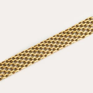 Sale SINGULARU Choker Tape Acero Baño Oro