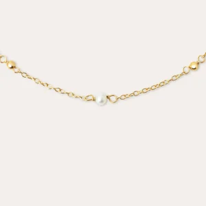 Sale SINGULARU Collar Bahia Pearls Plata Baño Oro