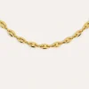 Fashion SINGULARU Collar Calabrote Baño Oro