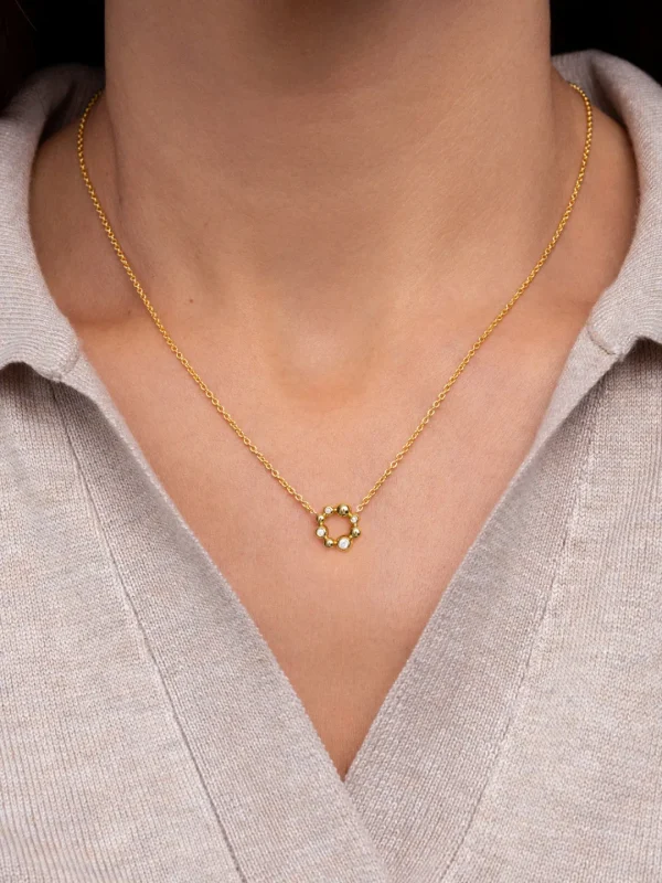 Online SINGULARU Collar Cava Baño Oro
