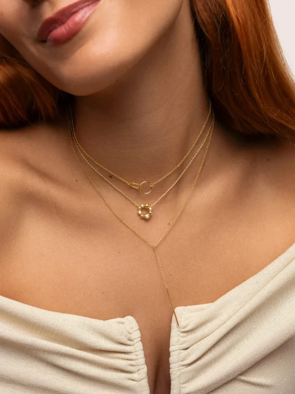 Online SINGULARU Collar Cava Baño Oro