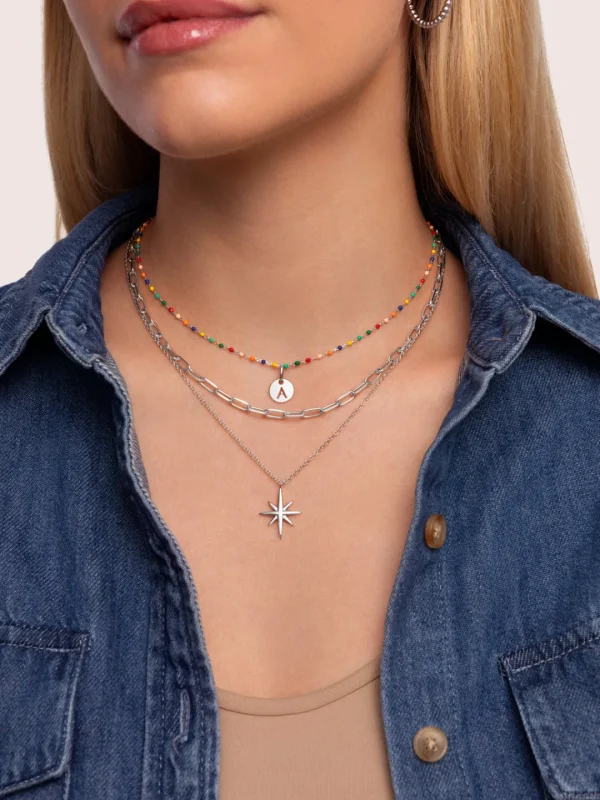 Online SINGULARU Collar Chic Acero