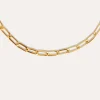 Sale SINGULARU Collar Chic Acero Baño Oro
