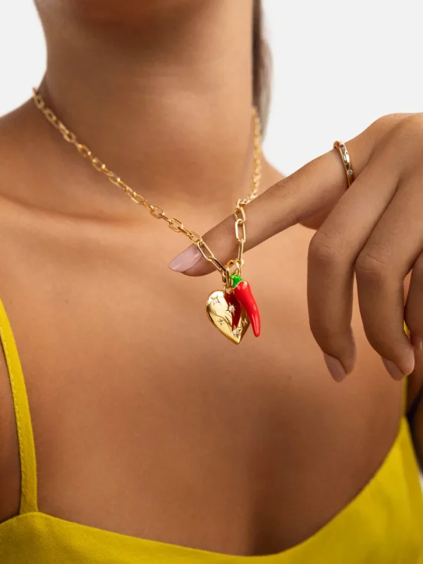 Sale SINGULARU Collar Chic Acero Baño Oro