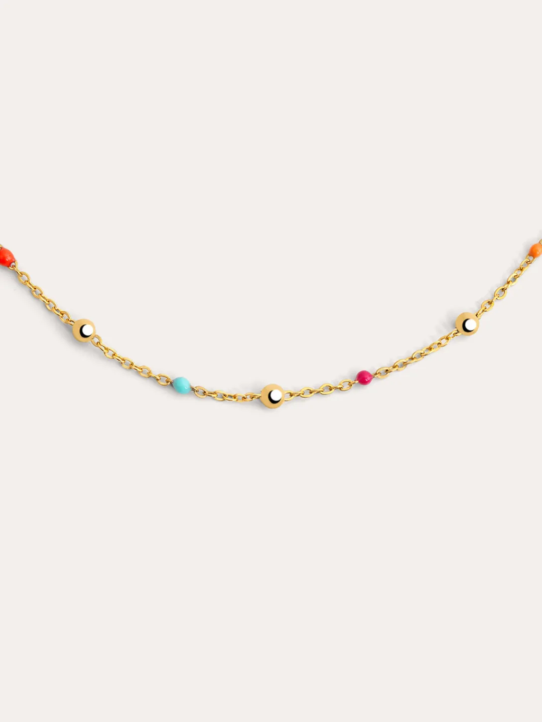 collar_dots_l_colors_enam_0.webp Outlet SINGULARU Collar Dots L Colors Enamel Acero Baño Oro