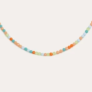 Sale SINGULARU Collar Long Holiday Acero Baño Oro