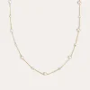 Online SINGULARU Collar Pearl & Pearls Plata Baño Oro