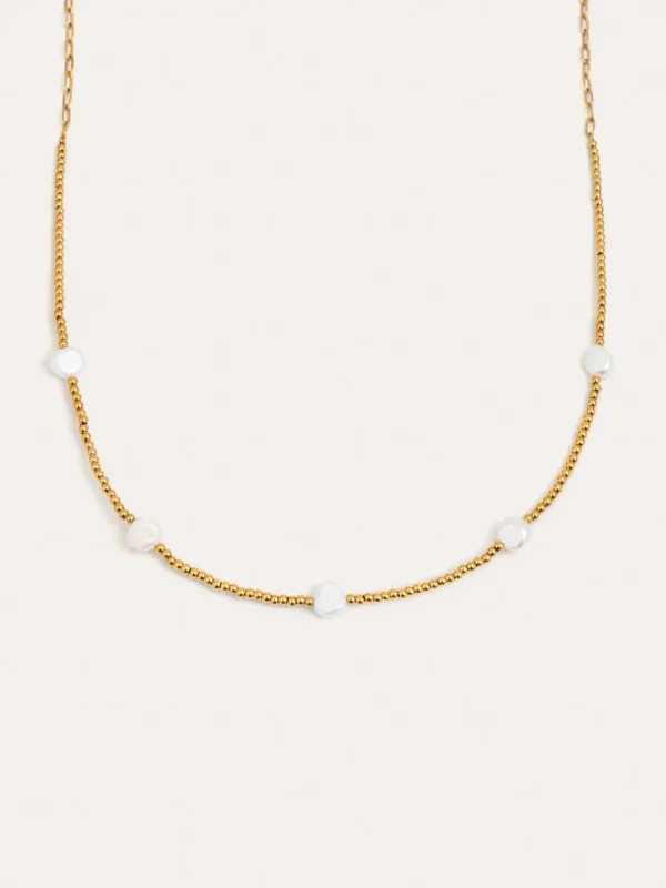 Discount SINGULARU Collar Positano Acero Baño Oro
