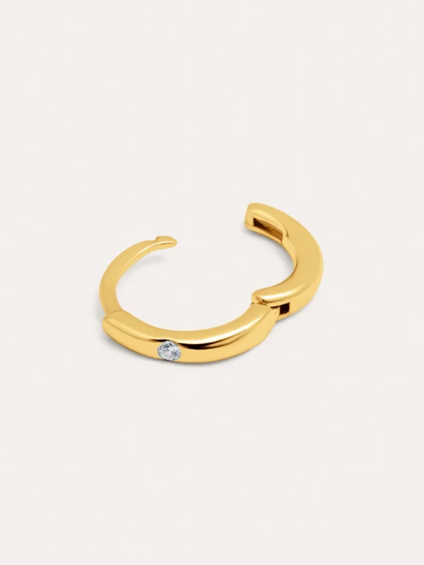 Discount SINGULARU Pendiente Suelto Aro Klein Spark S Plata Baño Oro
