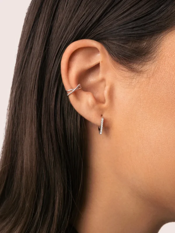 Discount SINGULARU Pendiente Suelto Ear Cuff Nina Plata
