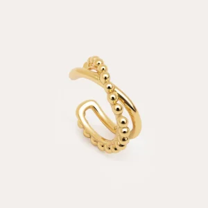 Discount SINGULARU Pendiente Suelto Ear Cuff Nina Plata Baño Oro