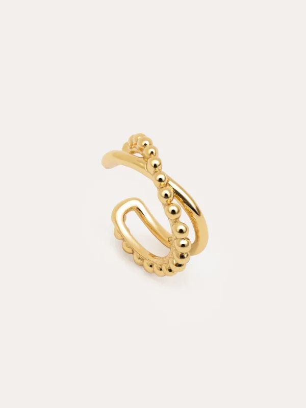 Discount SINGULARU Pendiente Suelto Ear Cuff Nina Plata Baño Oro