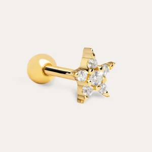 New SINGULARU Pendiente Suelto Starlight Plata Baño Oro