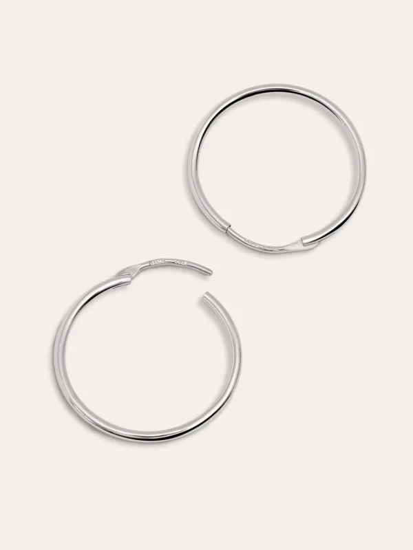 Outlet SINGULARU Pendientes Aro Ana M Plata