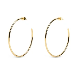 New SINGULARU Pendientes Aro Ankara Baño Oro