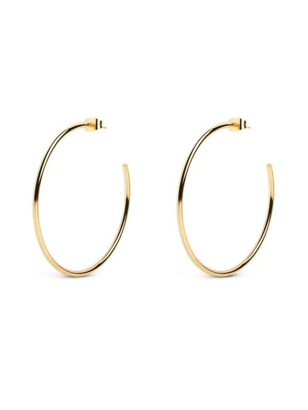 New SINGULARU Pendientes Aro Ankara Baño Oro