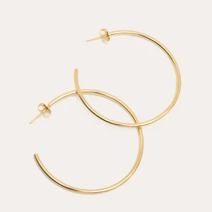 New SINGULARU Pendientes Aro Ankara Baño Oro