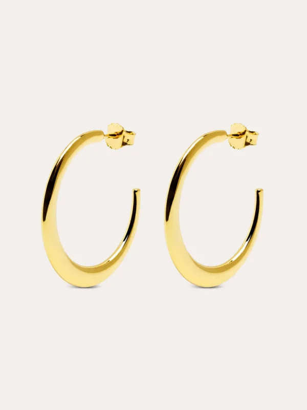 Best SINGULARU Pendientes Aro Cenit Baño Oro