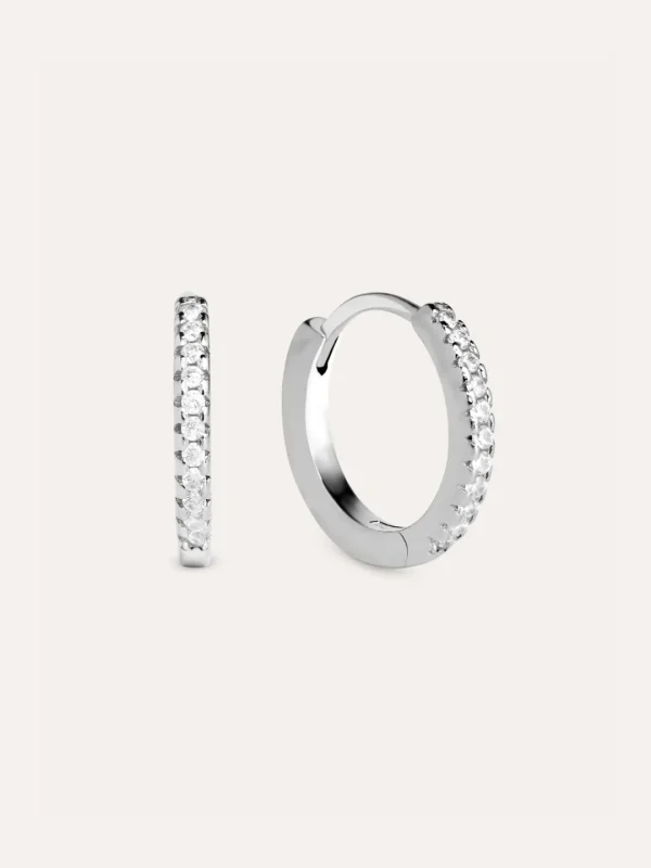 Outlet SINGULARU Pendientes Aro Cleo L Plata