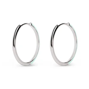 Outlet SINGULARU Pendientes Aro L Sky Enamel