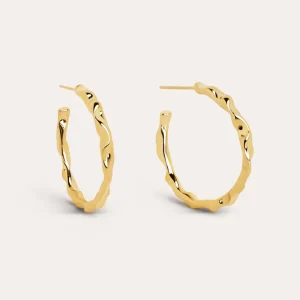 Clearance SINGULARU Pendientes Aro Lake Baño Oro