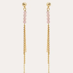 Outlet SINGULARU Pendientes Falling Fairy Baño Oro